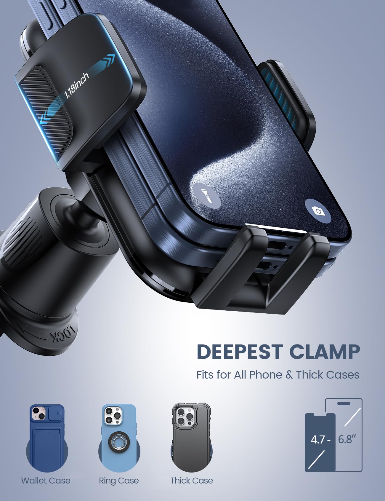 Lamicall Car Vent Phone Mount