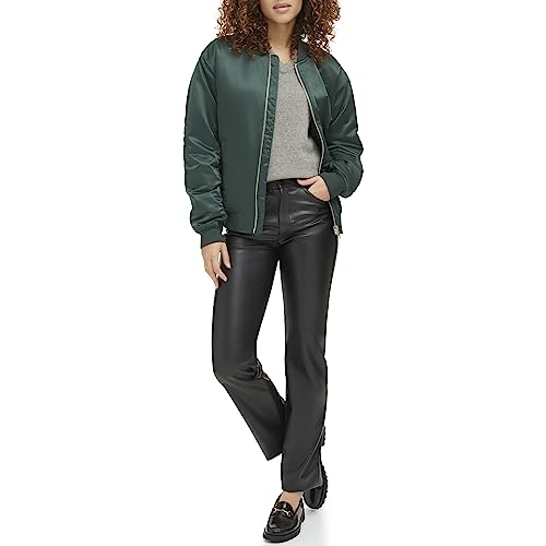 Levi's Women's Relaxed Bomber Jacket, Darkest Spruce, X-Small