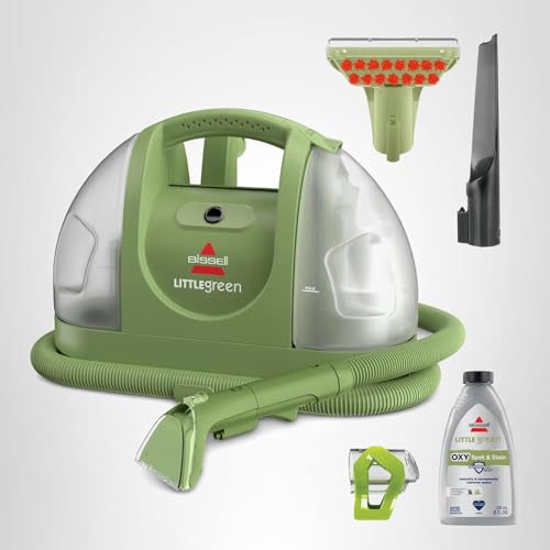 BISSELL Little Green Multi-Purpose Portable Carpet and Upholstery Cleaner, Car and Auto Detailer, with Exclusive Specialty Tools, Green, 1400B