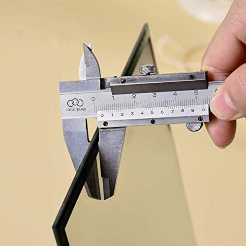 EFAILY Folding Travel Mirror, PU Portable Adjustable Rectangular Ultrathin Mirror, for Travel, Camping,Home(6.4W×5.3L)