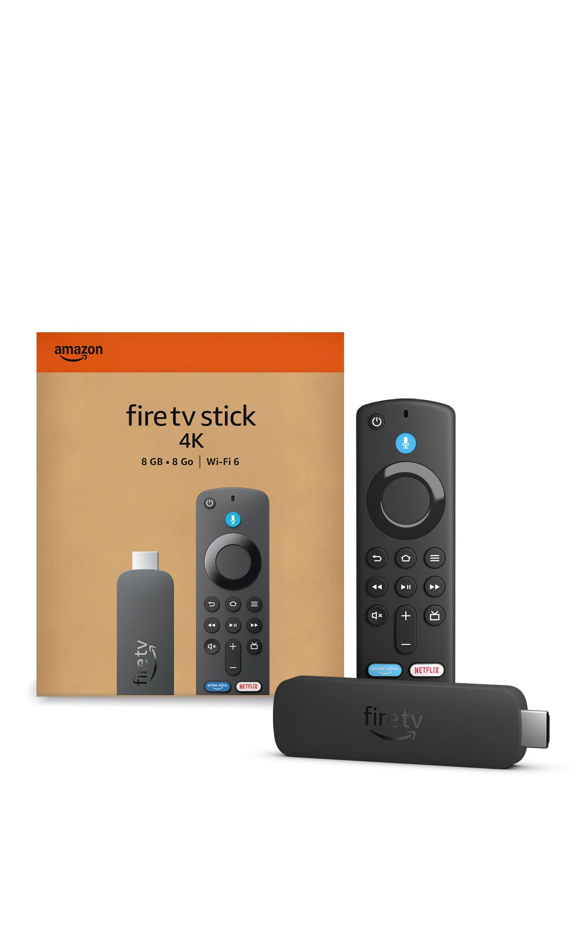 Like-New Amazon Fire TV Stick 4K (newest model) streaming device, more than 1.8 million movies and TV episodes, supports Wi-Fi 6, watch free & live TV