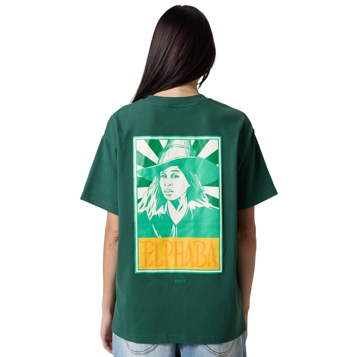 Samii Ryan Wicked x The Witch is Watching Oversized Tee, Green, X-Small