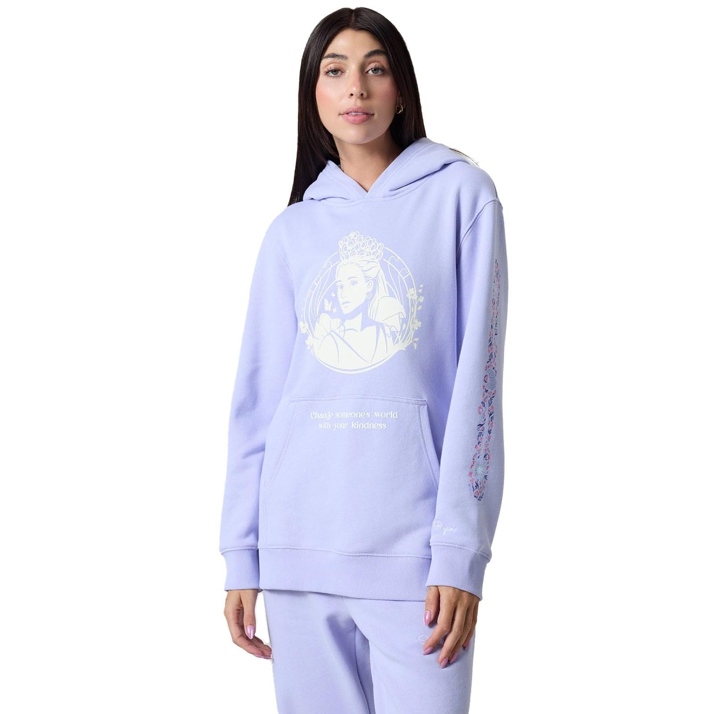 Samii Ryan Wicked x Glinda Change The World Hoodie, Blue, Large