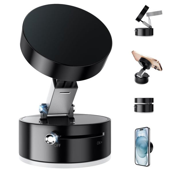 Vacuum Suction Magnetic Phone Mount