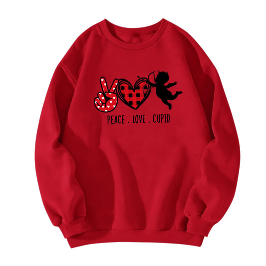 moolBeko Crew Neck Sweatshirt For Men Women Unisex Matching Couples Pullover Tops Loose Fit Casual Letter Print Graphic Men Women Crewneck Sweatshirt Y2k Clothes Valentine's Day Sweatshirts