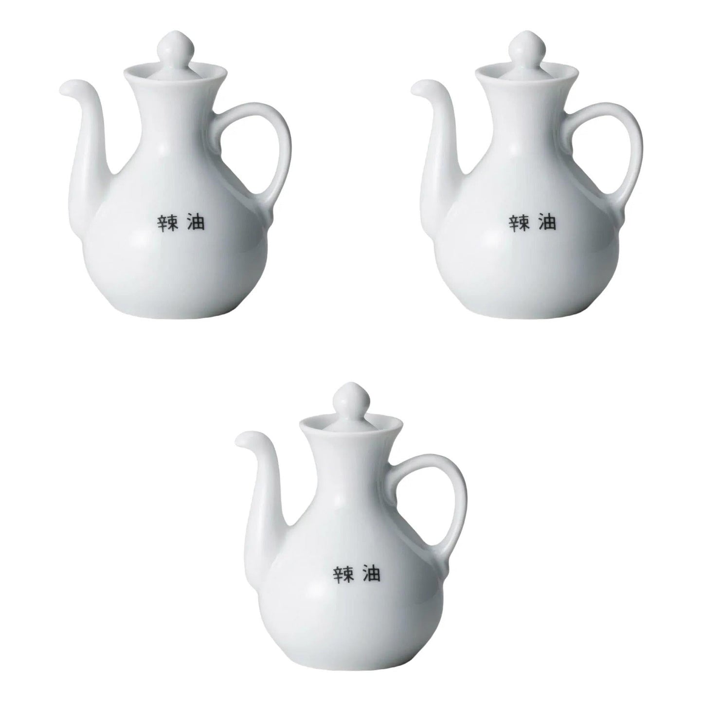 Set of 3 Caster Chili Oil [3.9 inches (10 cm) (120cc)] | Chinese Caster Setomonohonpo