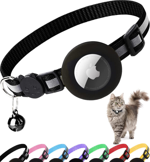 Dgerp Breakaway Cat Collar w/ AirTag Holder
