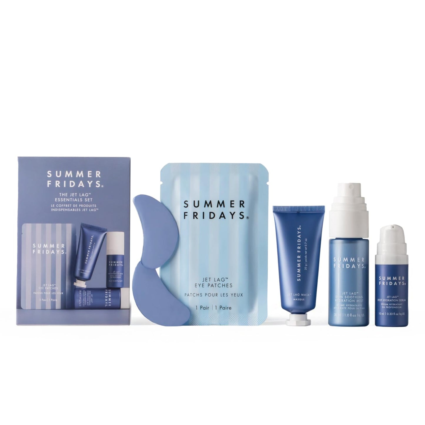 Summer Fridays Jet Lag Mini Skincare Set (4-Piece)