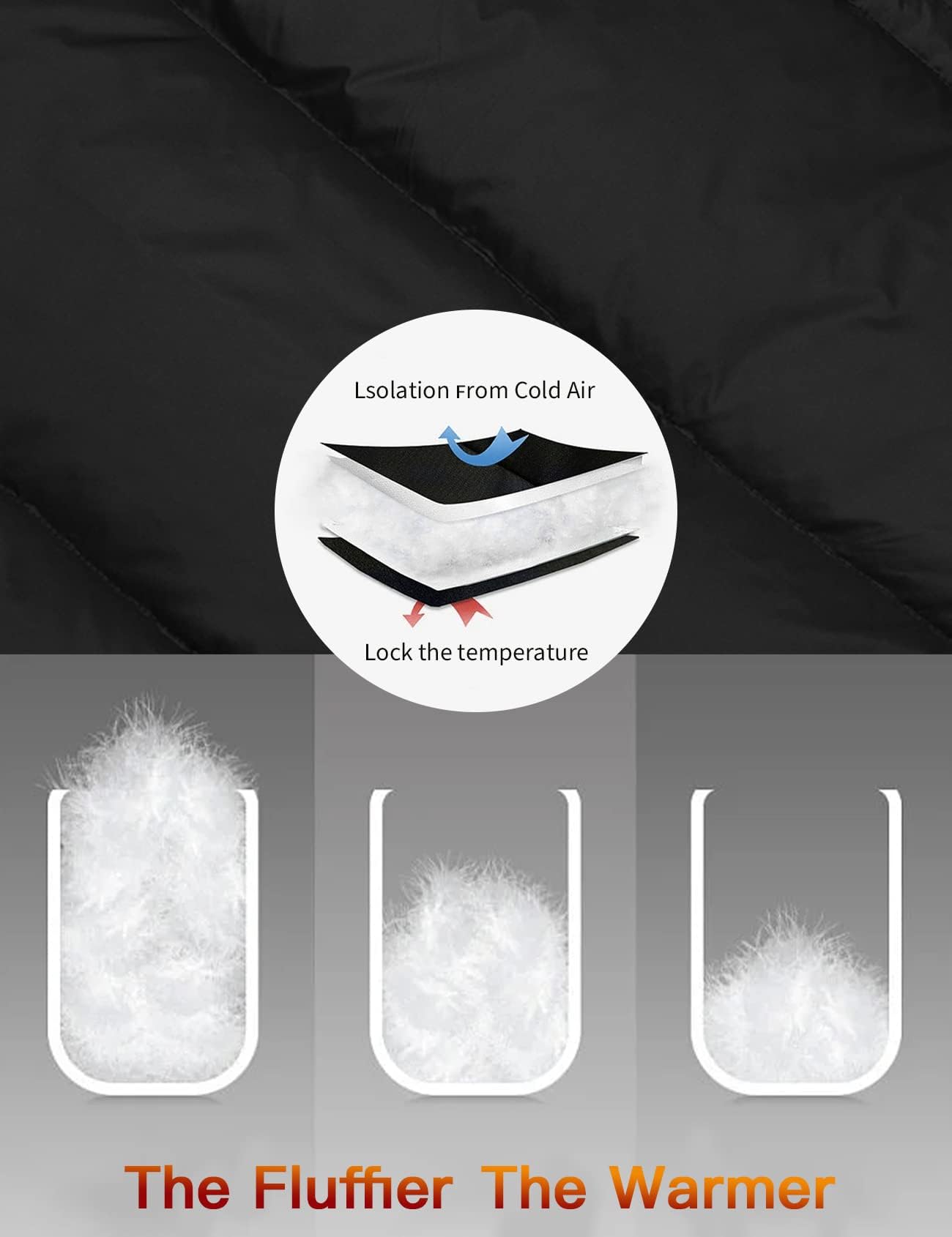 Gihuo Women’s Winter Cropped Puffer Jacket Coat Short Warm Quilted Jacket(Black-M)