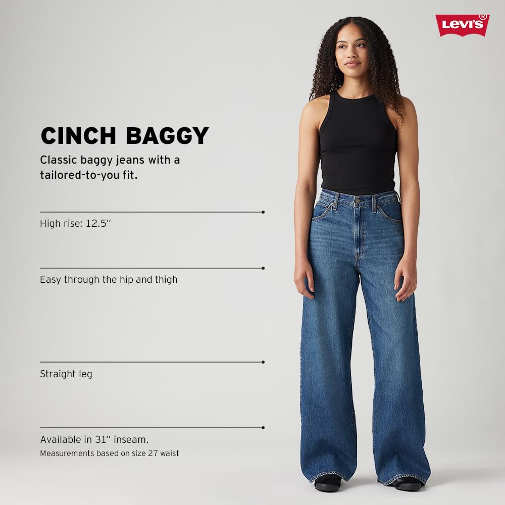 Levi's Women's Cinch Baggy, (New) Invested Indigo, 31