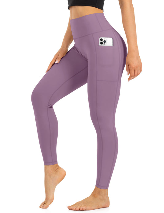 Blisset High Waist Leggings for Women - Opaque, Soft Tummy Control Athletic Pants for Yoga, Running, Workout and Gym