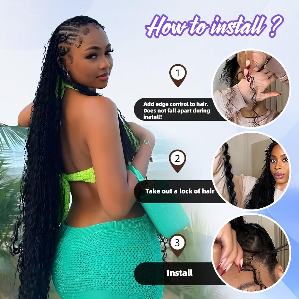 Deep Wave Human Braiding Hair for Boho Braids – 12 Inch 40g 1 Bundles/Pack Auburn Ginger, 100% Unprocessed 12A Brazilian Virgin Hair Bulk, No Weft, Wet & Wavy Curly Knotless Extensions