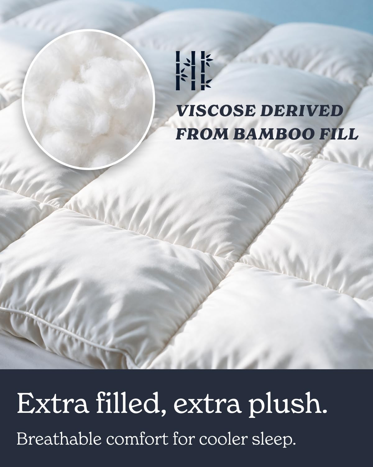 Beckham Hotel Collection Twin XL Size Hybrid Mattress Protector & Pad - Extra Padded, Thick, Plush, & Fitted Mattress Topper for Bed - Quilted Pillow Top Mattress Cover