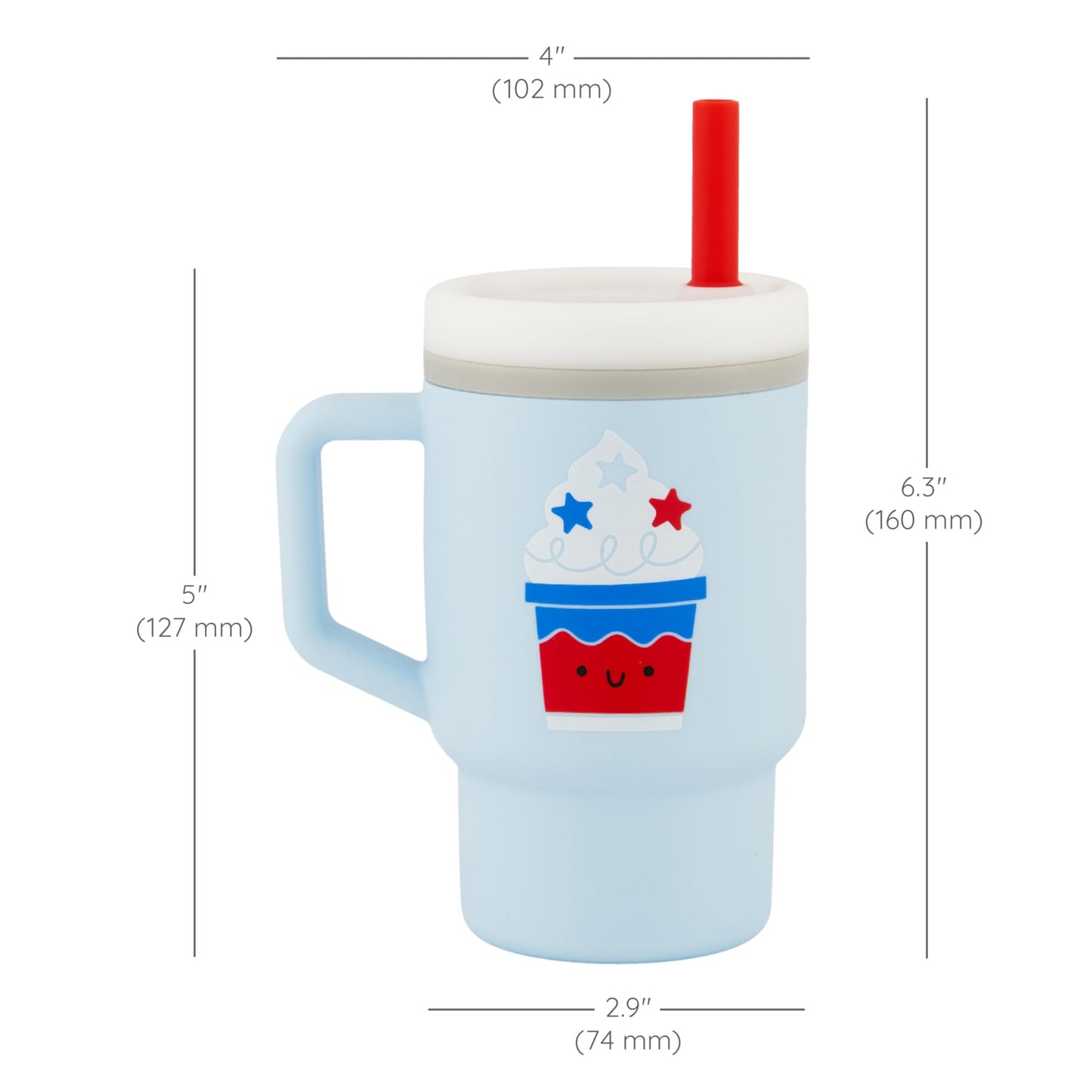 Infantino My 1st Tumbler Sippy Cup, Ice Cream