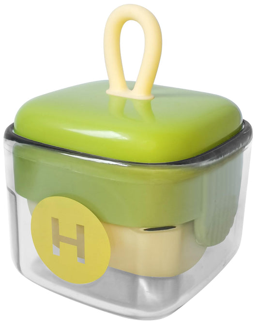 NIOIPXA Mini Lint Roller,Washable Sticky Roller Reusable Lint Remover Portable Pet Hair Remover for Clothes,Travel Household (Green)