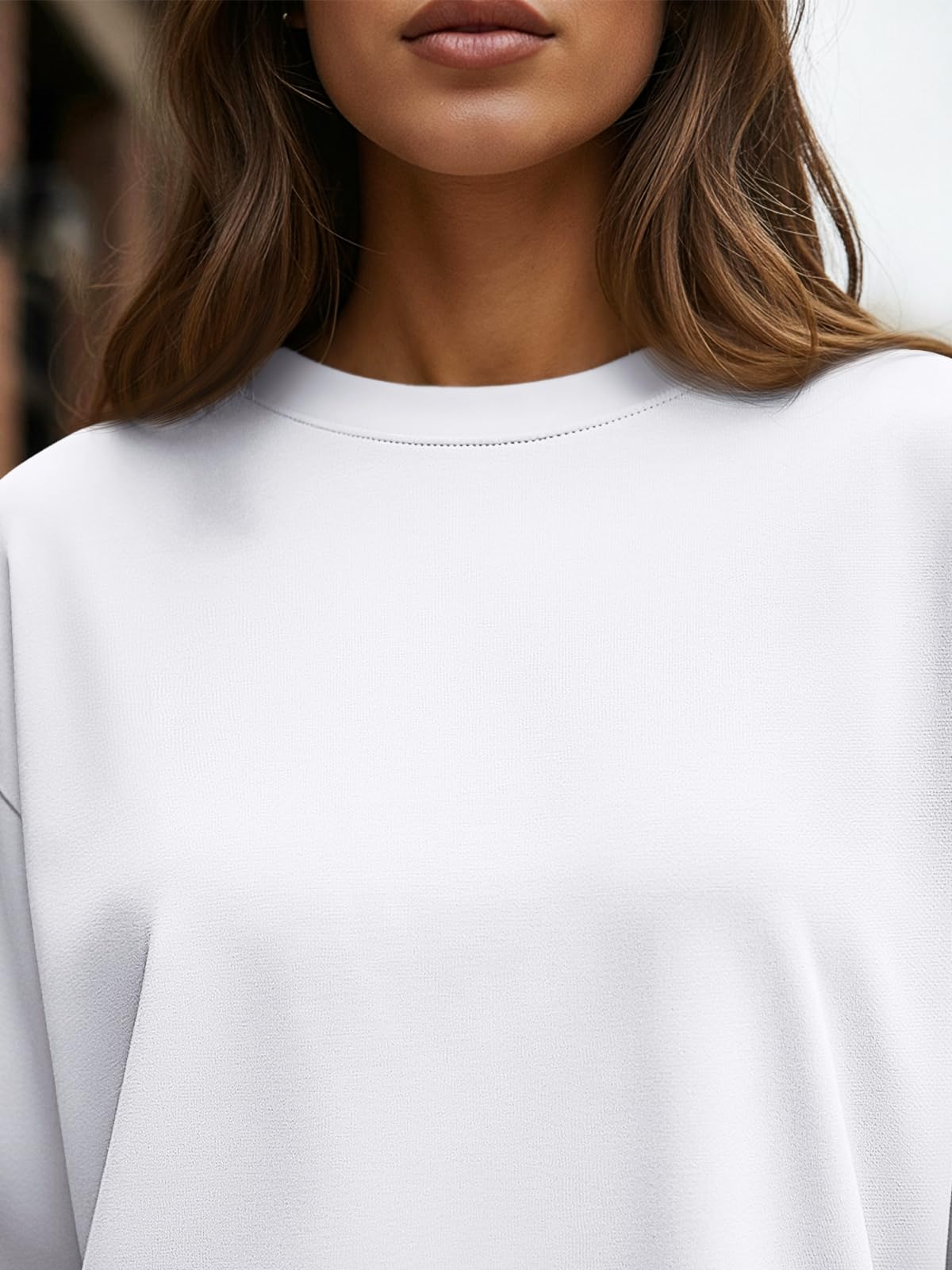 Trendy Queen Womens Oversized Long Sleeve Shirts Fall Tops 2026 Basic Tees