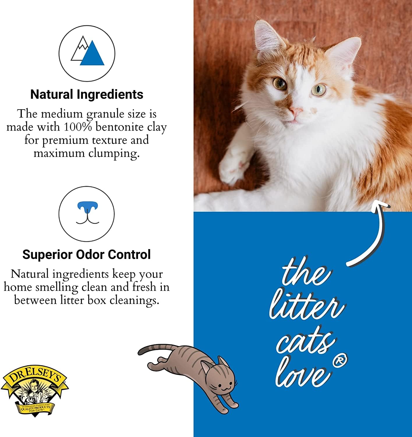 Dr. Elsey's Ultra Unscented Clumping Cat Litter, 40 lb