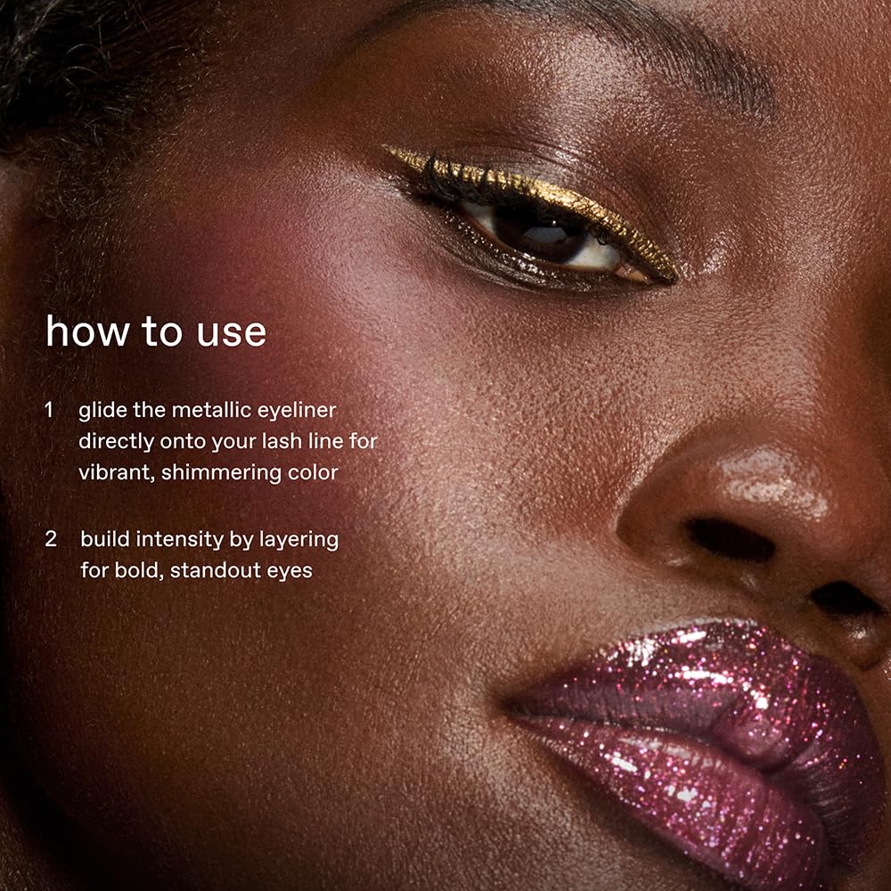 r.e.m. beauty by Ariana Grande Wicked: For Good | Emerald City Metallic Eyeliner Set | Long-Wearing, Smudge-Resistant Formula | 4 Shades