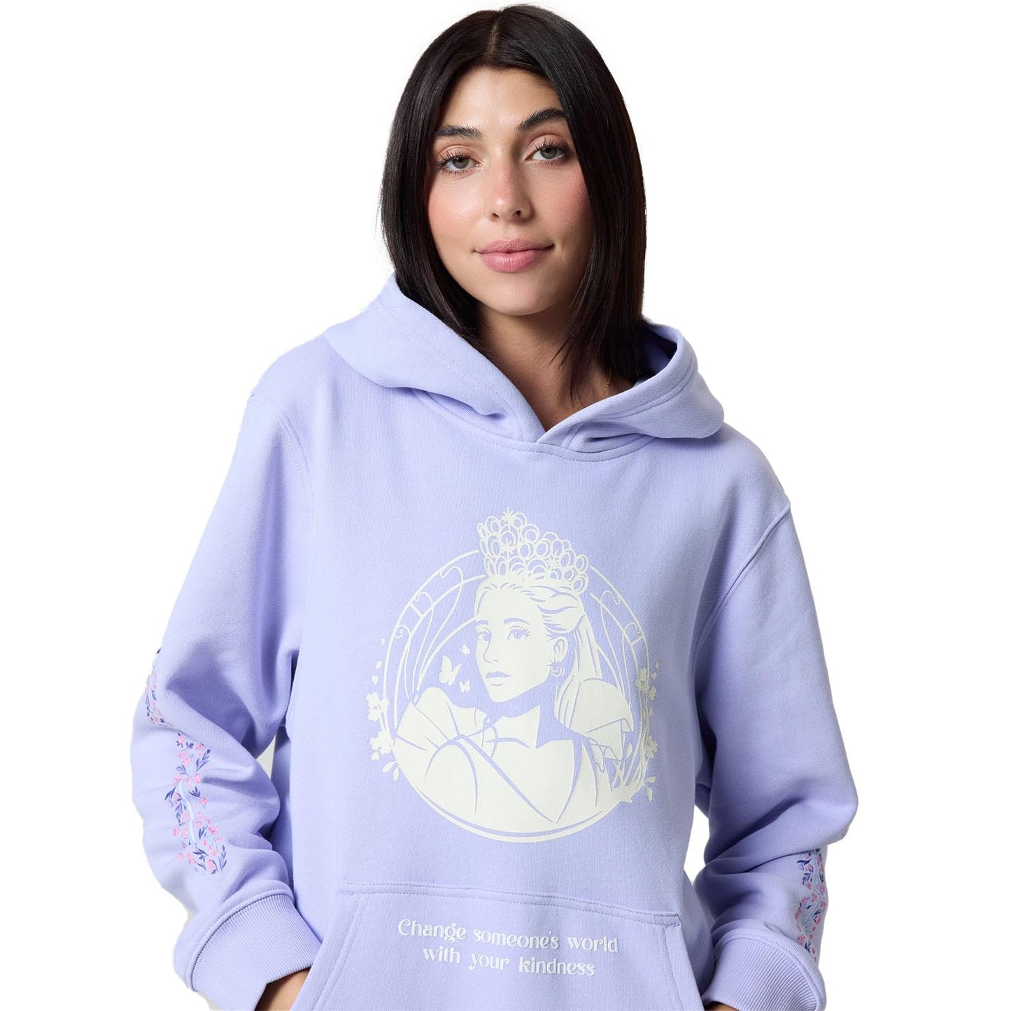 Samii Ryan Wicked x Glinda Change The World Hoodie, Blue, Large