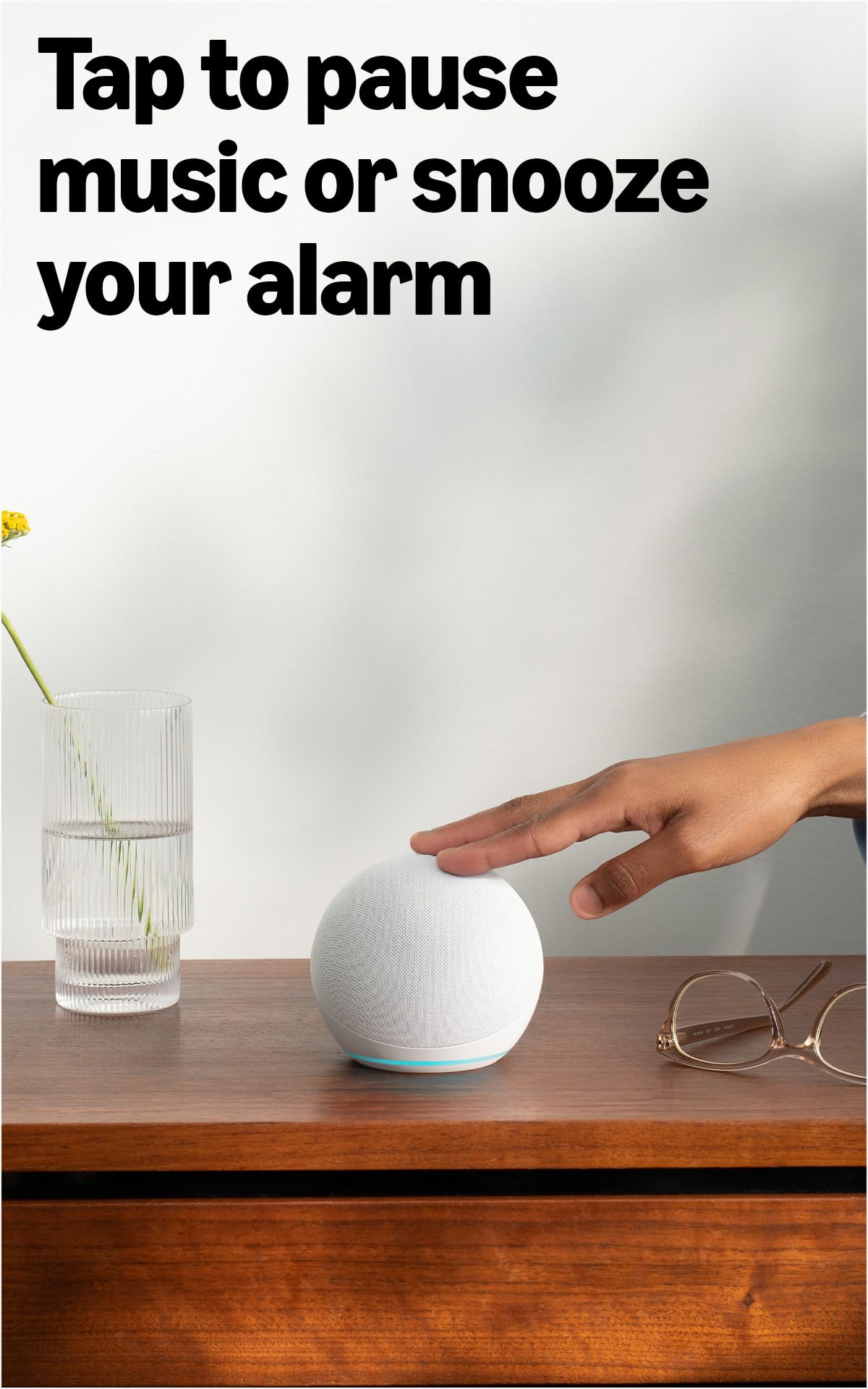 Amazon Echo Dot (newest model) - Vibrant sounding speaker with Alexa+ Early Access, Great for bedrooms, dining rooms and offices, Deep Sea Blue