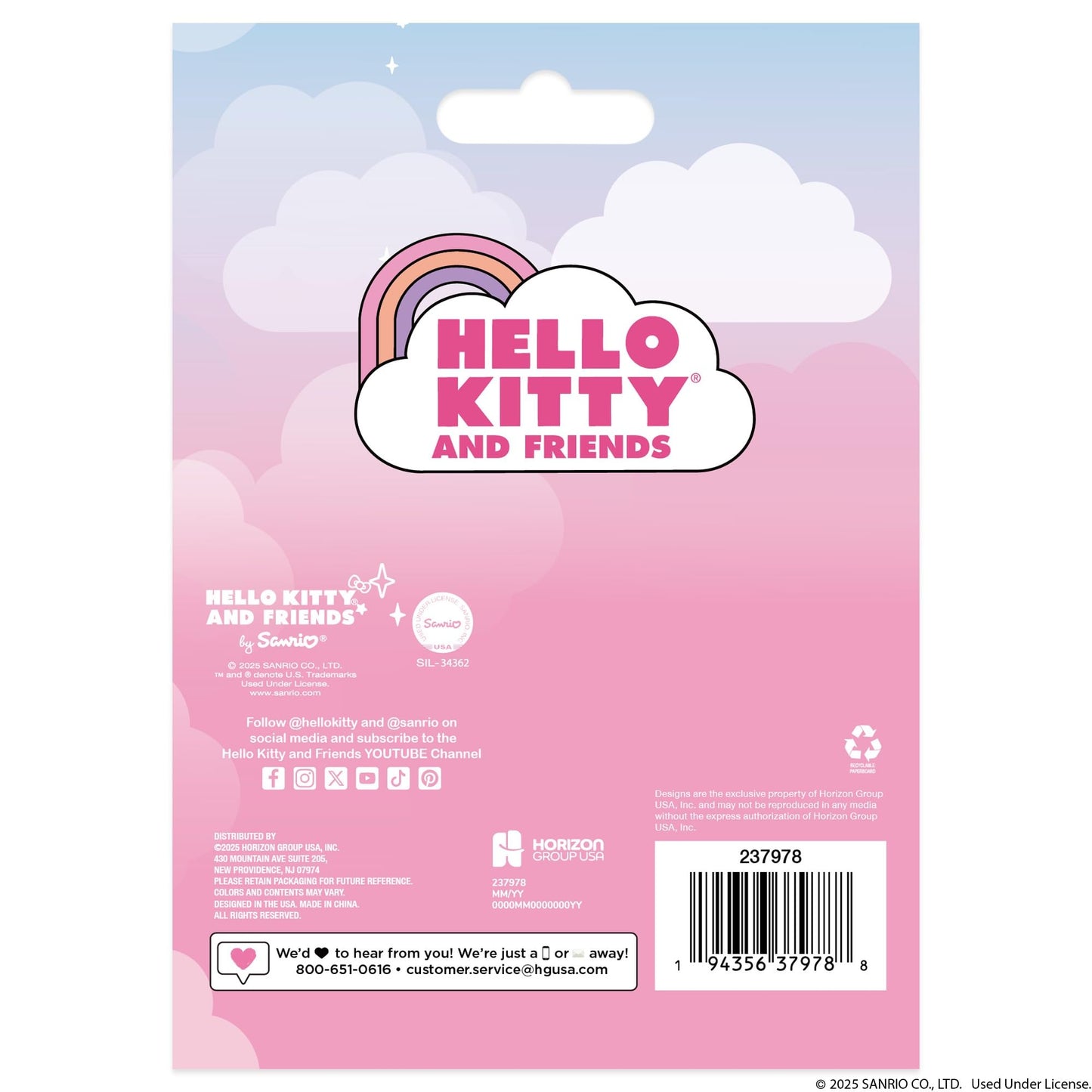 Hello Kitty® and Friends SLIMYGLOOP Gelli Gels – Kuromi™,