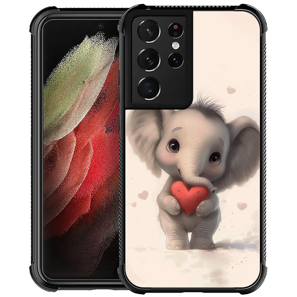 Cute Elephant Galaxy S21 Ultra Case