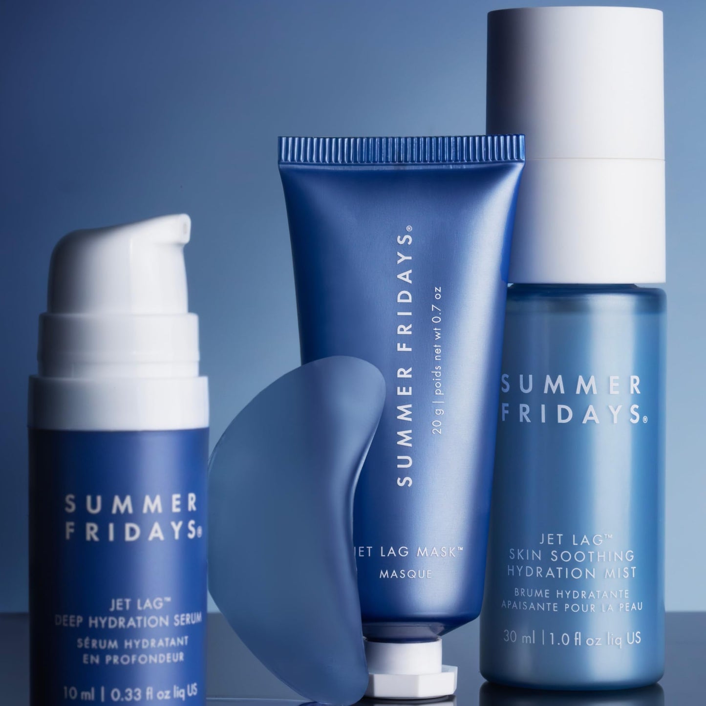 Summer Fridays Jet Lag Mini Skincare Set (4-Piece)