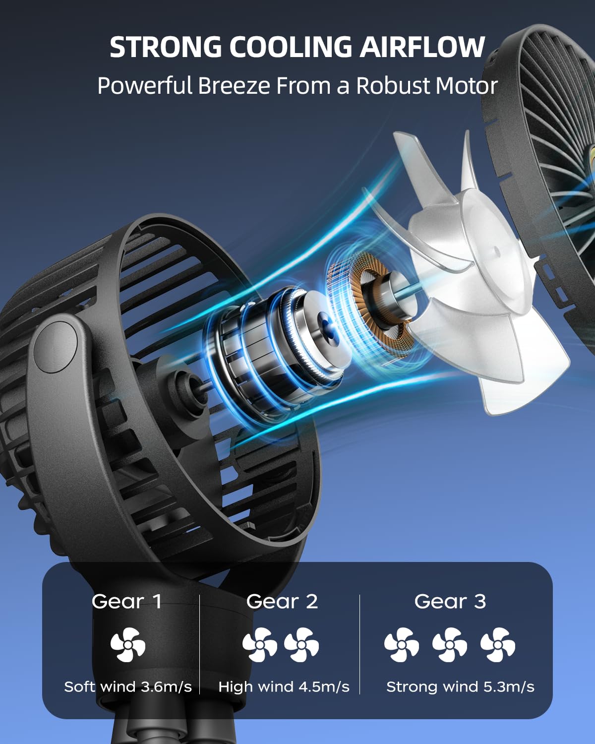 Small Rechargeable Personal Fan