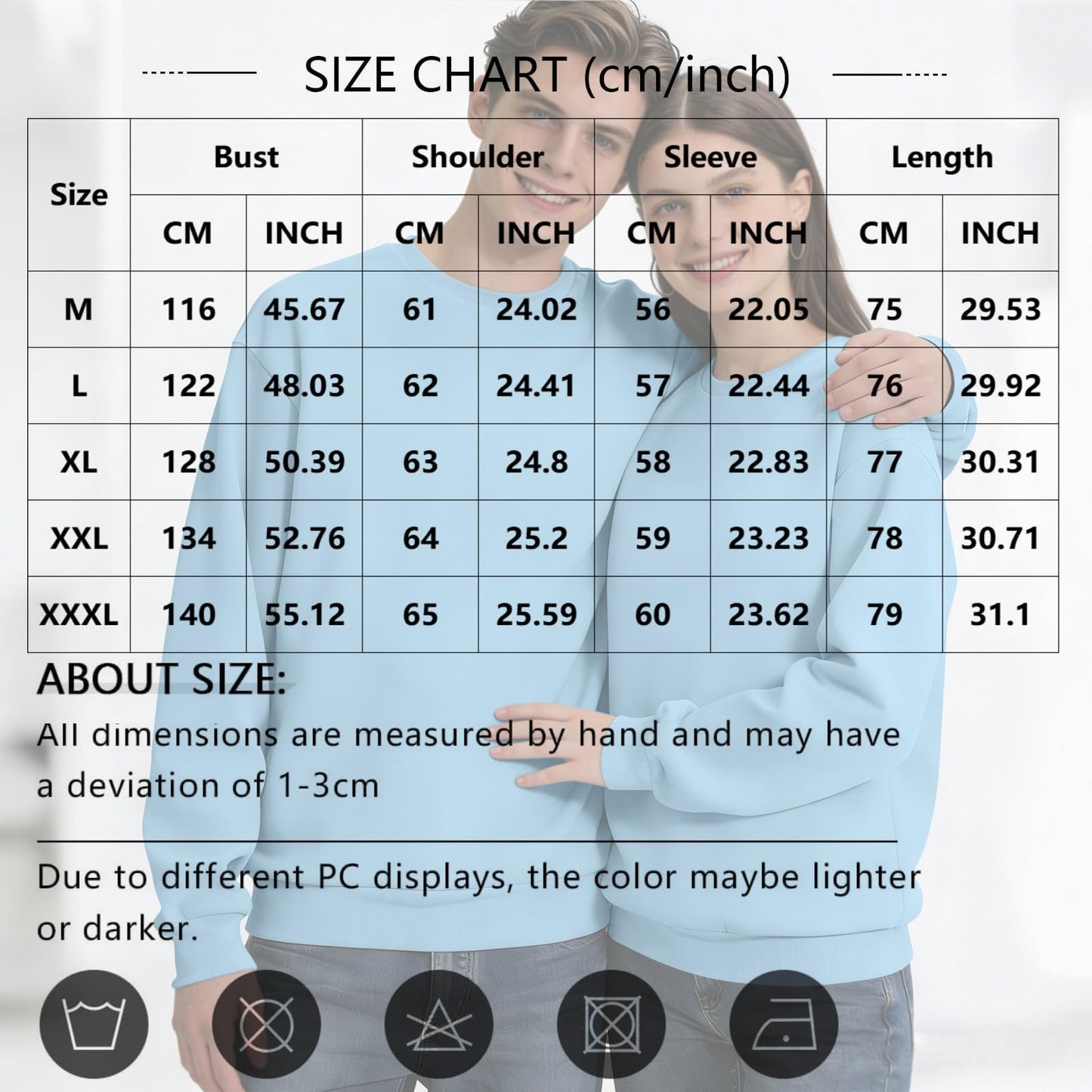 moolBeko Crew Neck Sweatshirt For Men Women Unisex Matching Couples Pullover Tops Loose Fit Casual Letter Print Graphic Men Women Crewneck Sweatshirt Y2k Clothes Valentine's Day Sweatshirts