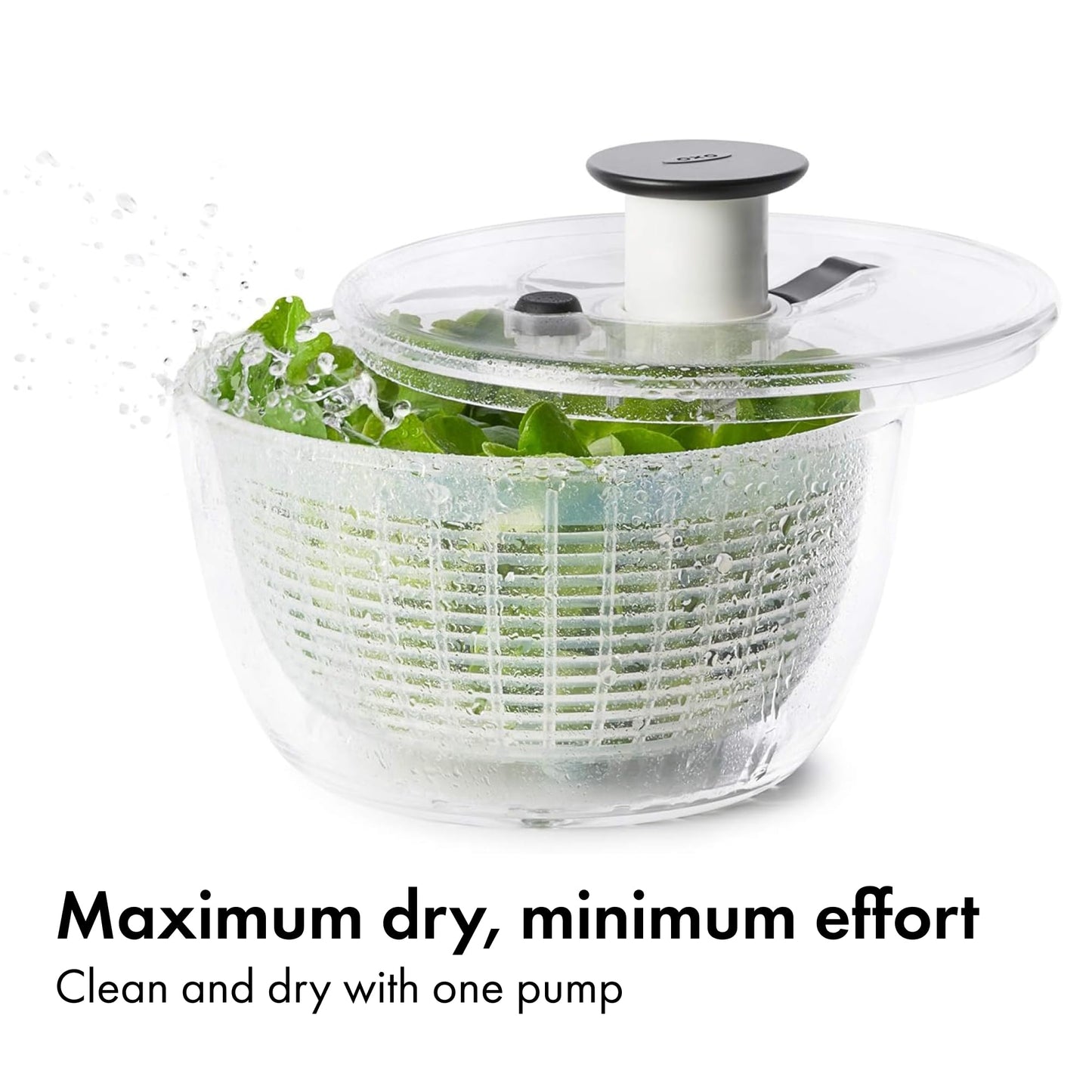OXO Good Grips Little Salad & Herb Salad Spinner, Fruit Washer and Lettuce Spinner