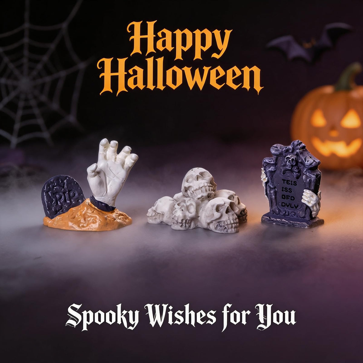 13PCS Halloween Mini Resin Figures, 13 Styles Halloween Figurines