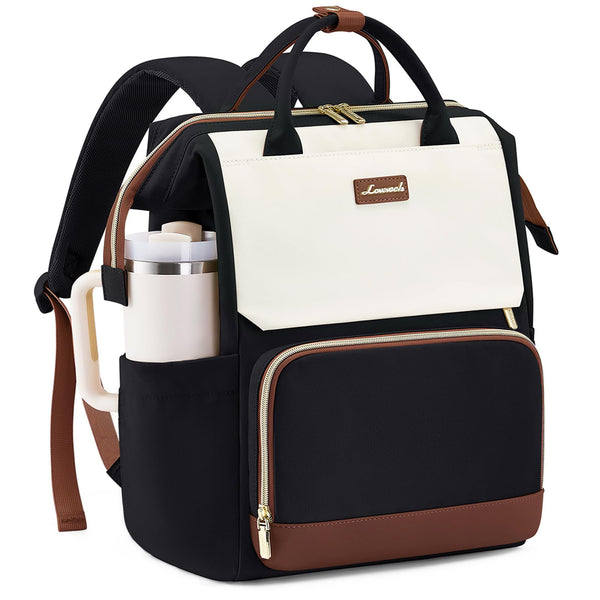 LOVEVOOK Laptop Backpack Purse with Tumbler Holder