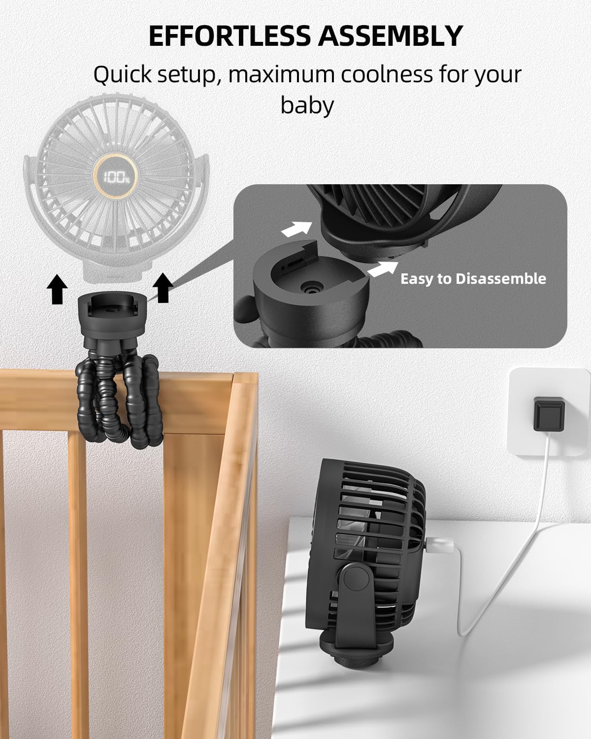 Small Rechargeable Personal Fan