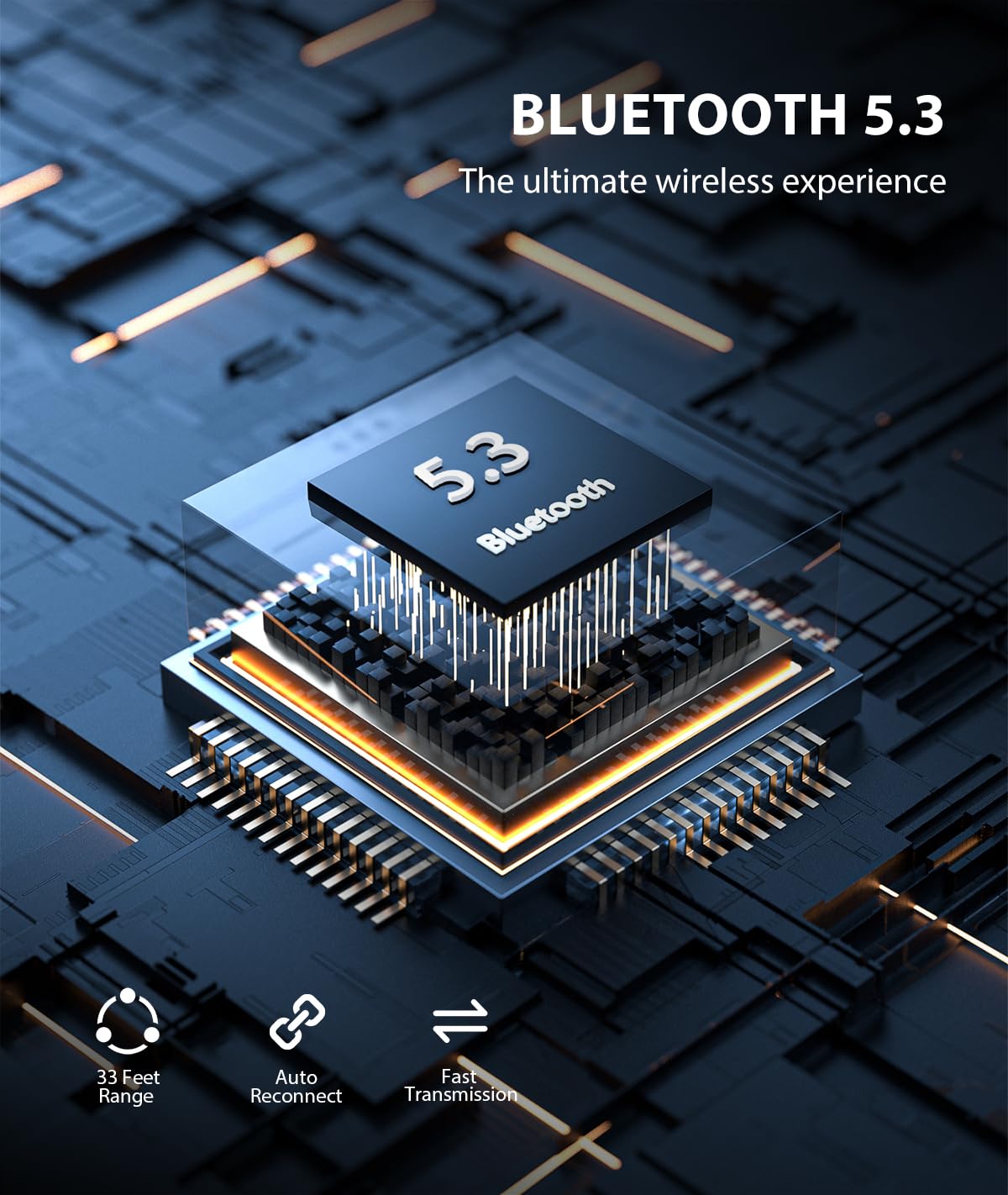 COMSOON AUX Bluetooth Adapter for Car, [LED Screen] Bluetooth 5.3 Receiver for Speaker/Home Stereo/Wired Headphones, 3.5mm Wireless Audio Receiver for Hands-Free Call/Music, Dual Connection