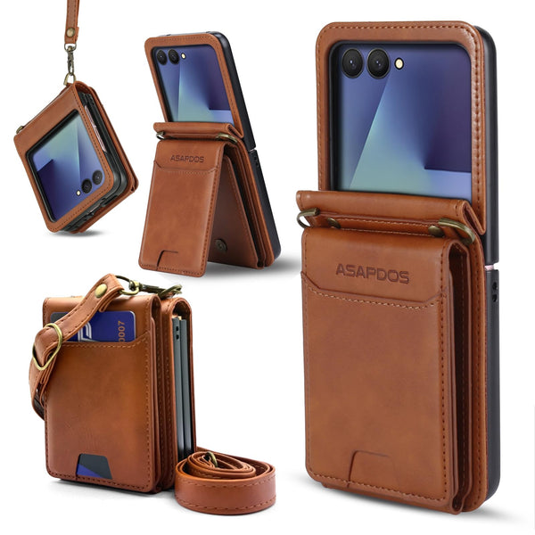 ASAPDOS Galaxy Z Flip 7 Wallet Case