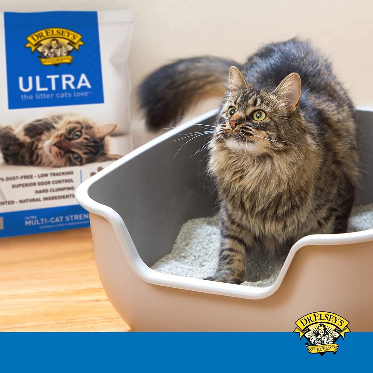 Dr. Elsey's Ultra Unscented Clumping Cat Litter, 40 lb