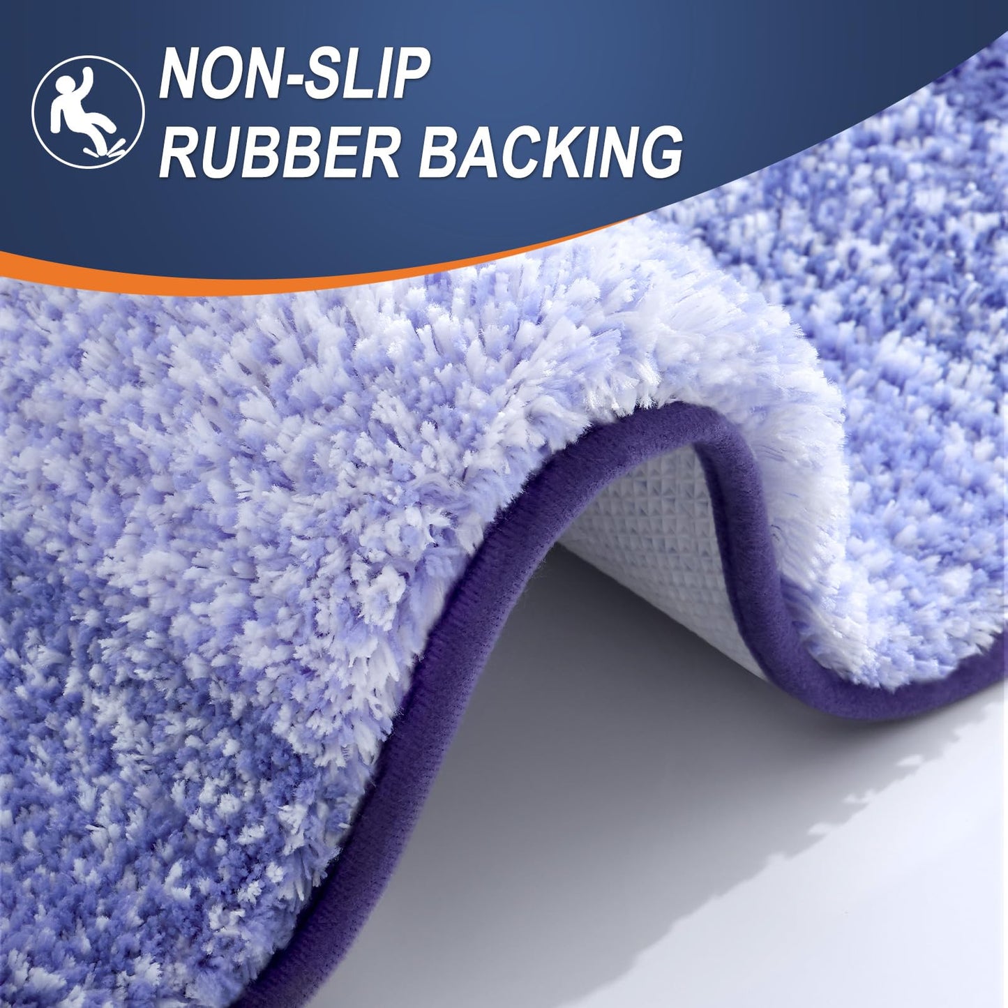 OLANLY Small Bathroom Rugs 24x16, Extra Soft Absorbent Microfiber Bath Rugs