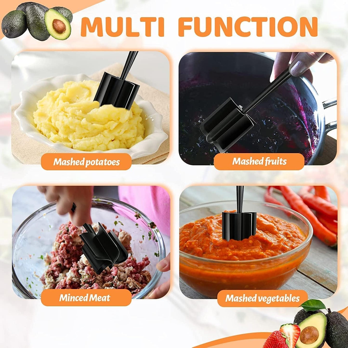 Meat Chopper & Potato Masher Tool