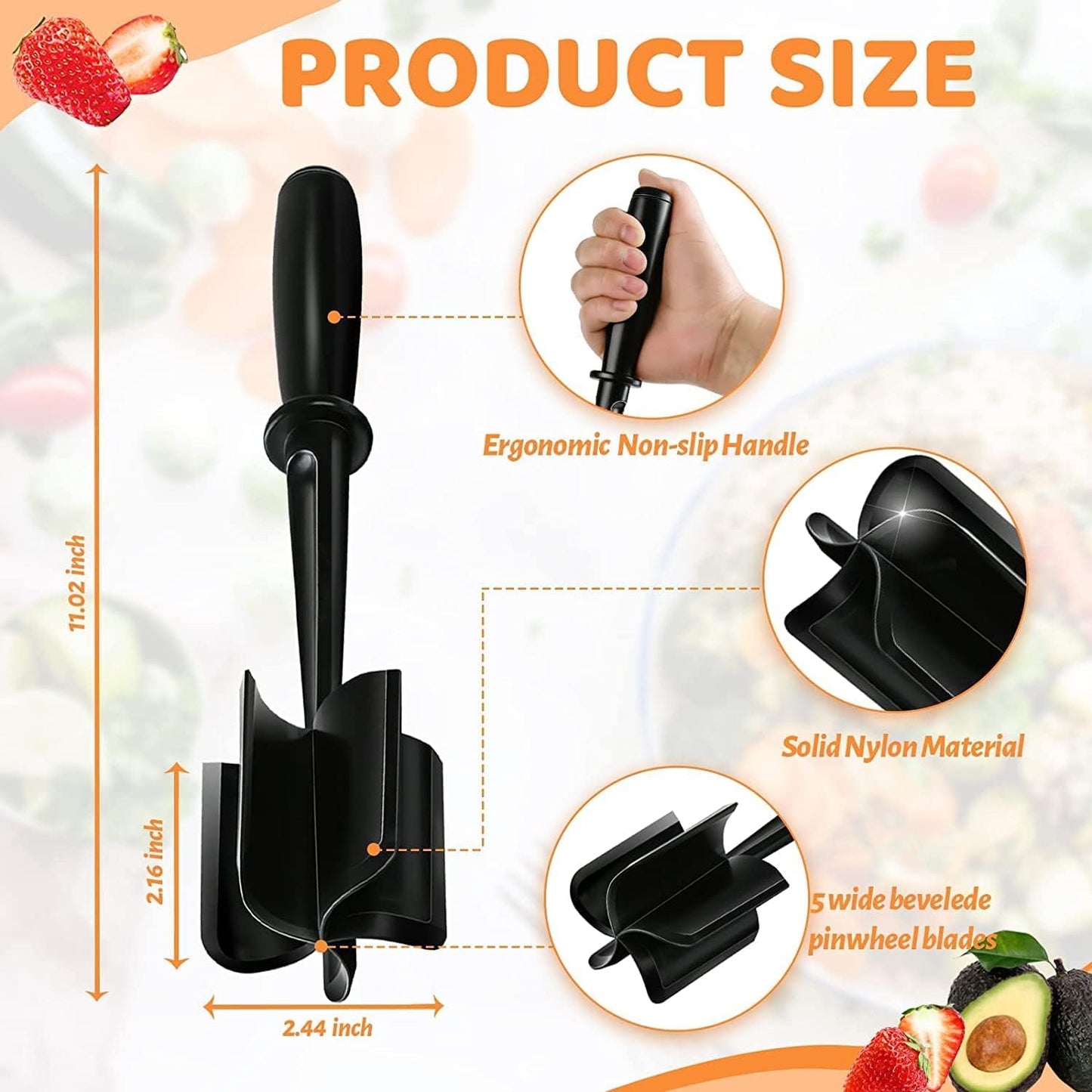 Meat Chopper & Potato Masher Tool