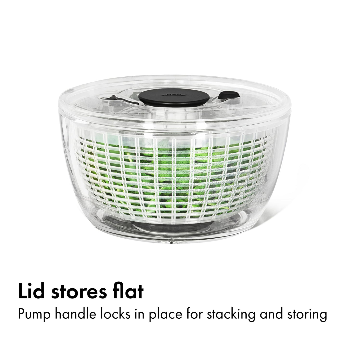 OXO Good Grips Little Salad & Herb Salad Spinner, Fruit Washer and Lettuce Spinner