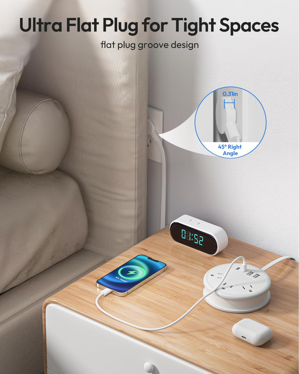 NTONPOWER Travel Power Strip, Travel Essentials, Cruise Essentials 2026