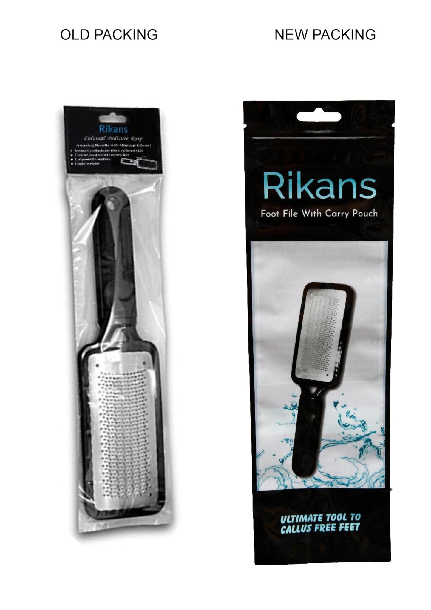 Colossal Foot rasp Foot File and Callus Remover. Best Foot Care Pedicure Metal Surface Tool to Remove Hard Skin. Can be Used on Both Wet and Dry feet, High Grade Stainless Steel File