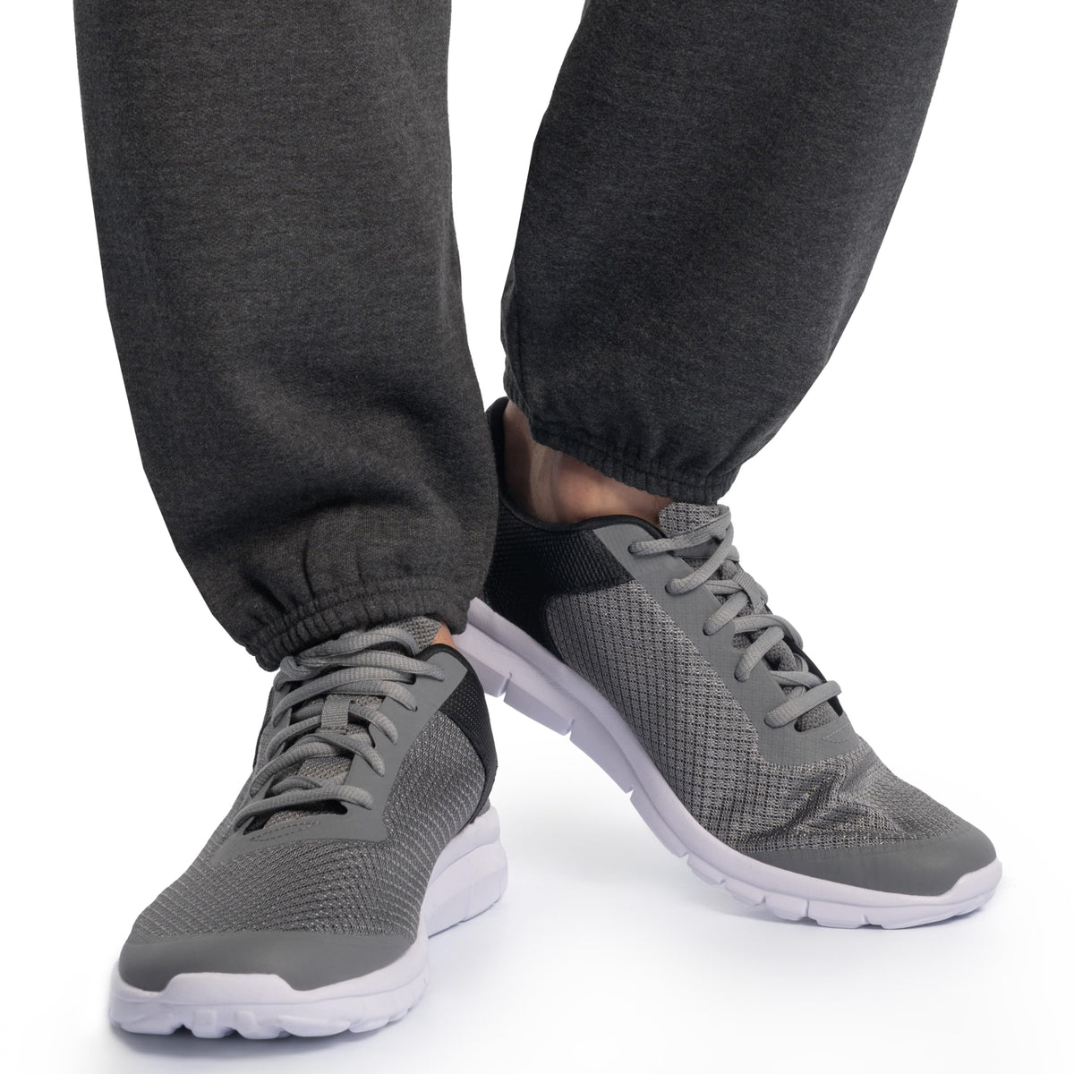 Fruit Of The Loom Mens Eversoft Fleece Elastic Bottom With Pockets, Relaxed Fit, Moisture Wicking, Breathable Sweatpants, Black Heather, Large US