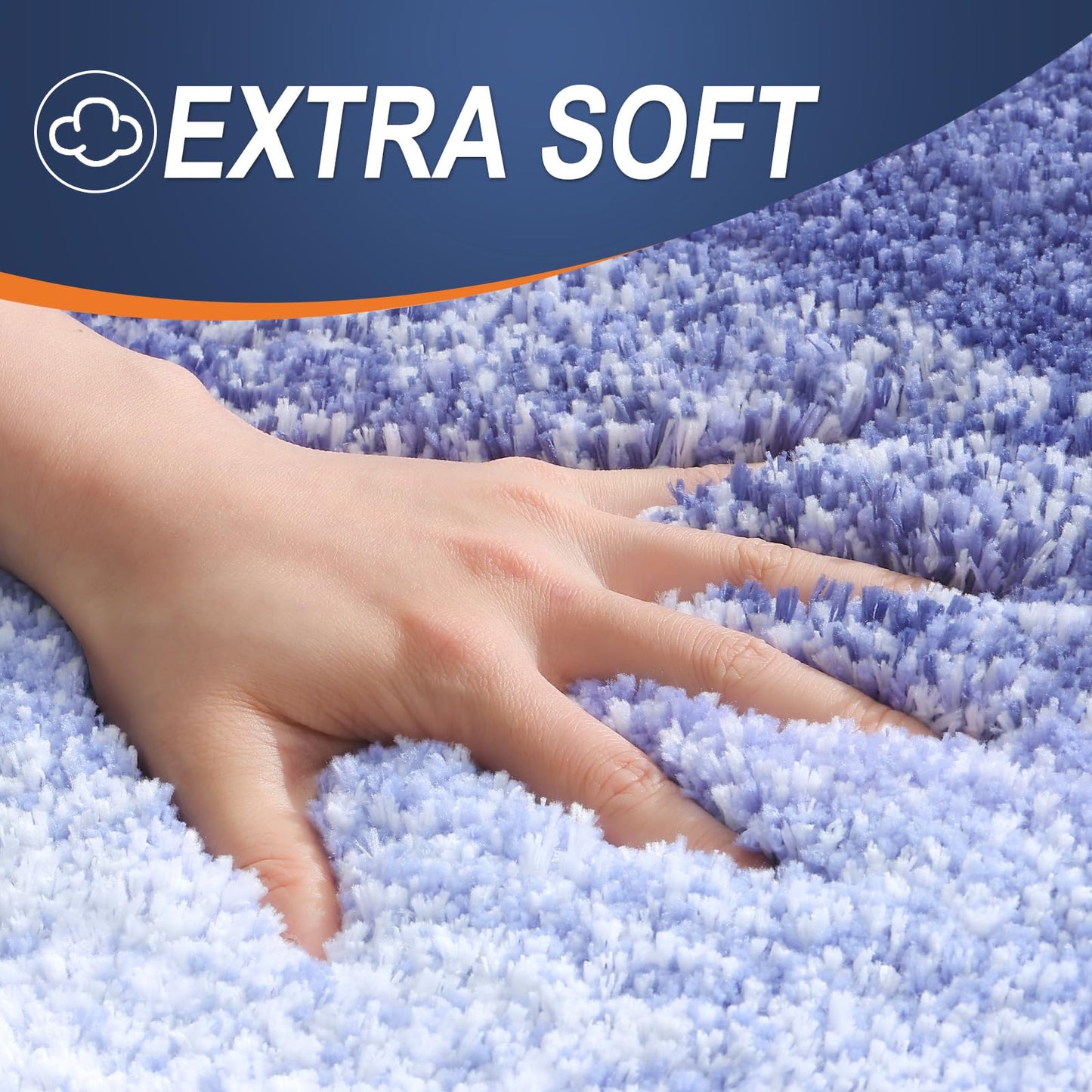 OLANLY Small Bathroom Rugs 24x16, Extra Soft Absorbent Microfiber Bath Rugs