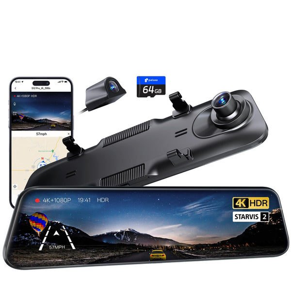 Pelsee S12 Pro Mirror Dash Cam