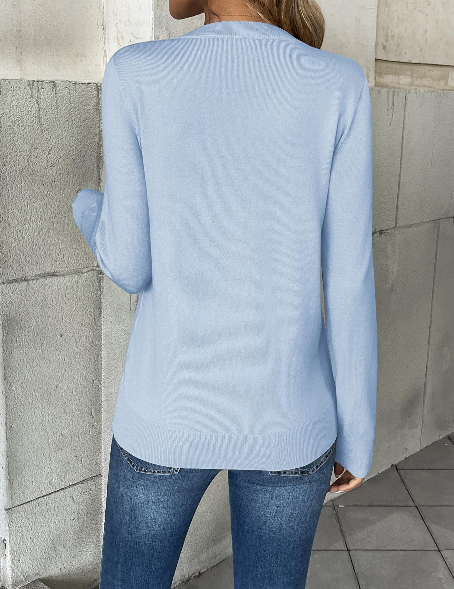 Zeagoo Women's Fall V-Neck Sweater