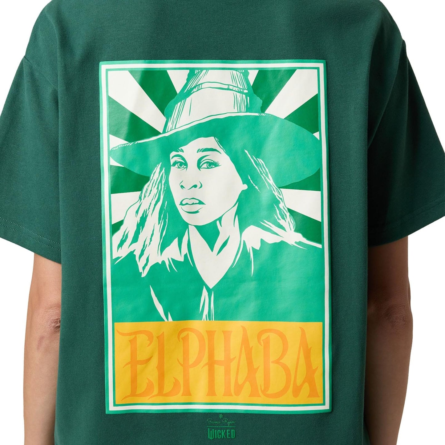 Samii Ryan Wicked x The Witch is Watching Oversized Tee, Green, X-Small