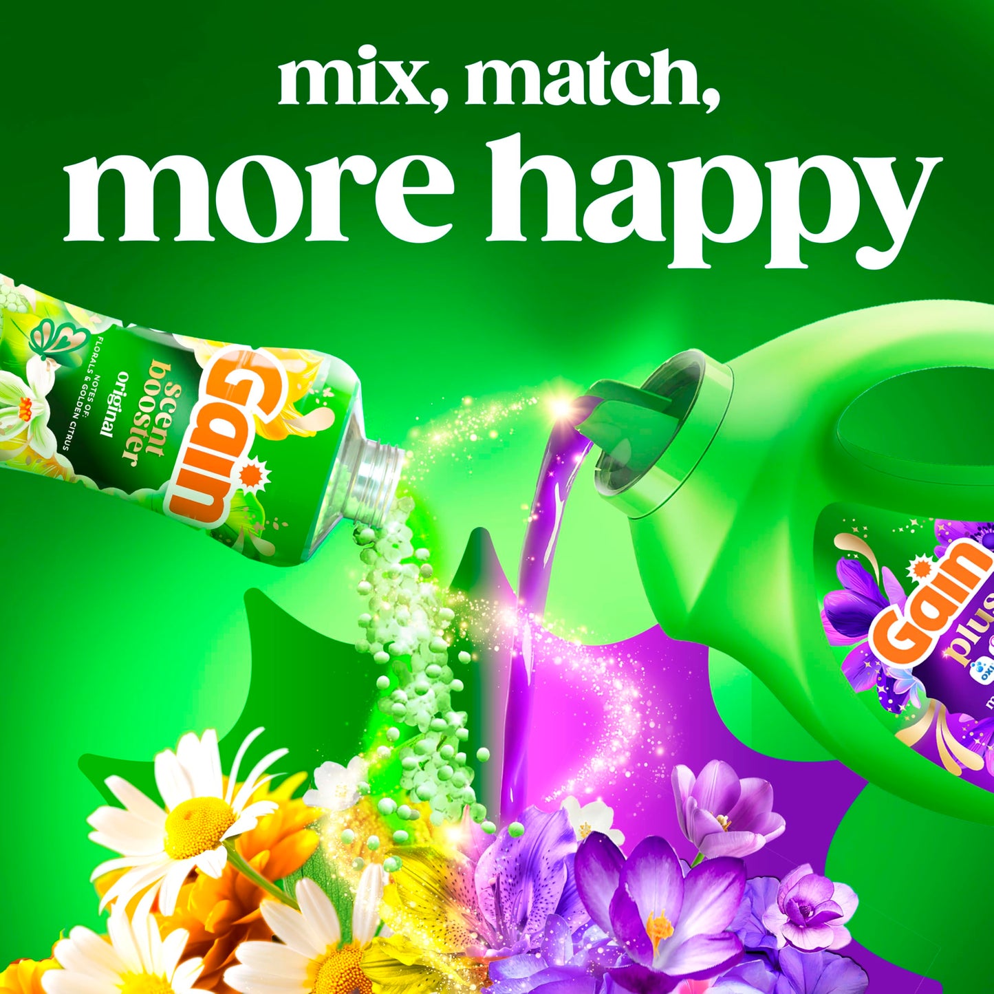 Gain Plus Liquid Laundry Detergent, Cleaner, Fresher, Now with Oxi, Moonlight Breeze Scent, 99 fl oz, 75 Loads