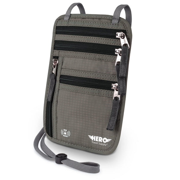 HERO RFID-Blocking Neck Wallet