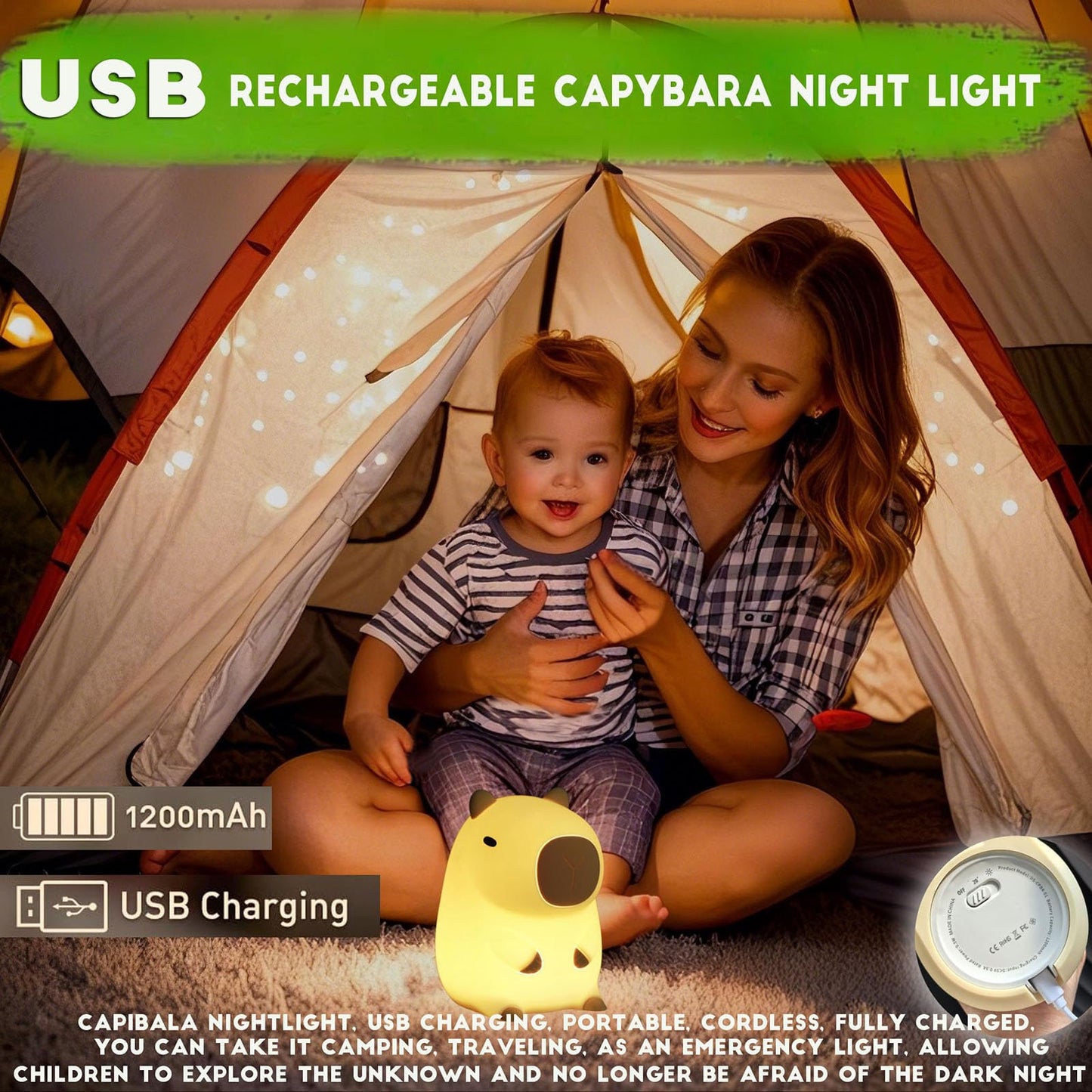 Dreaming My Dream Capybara Night Light, LED